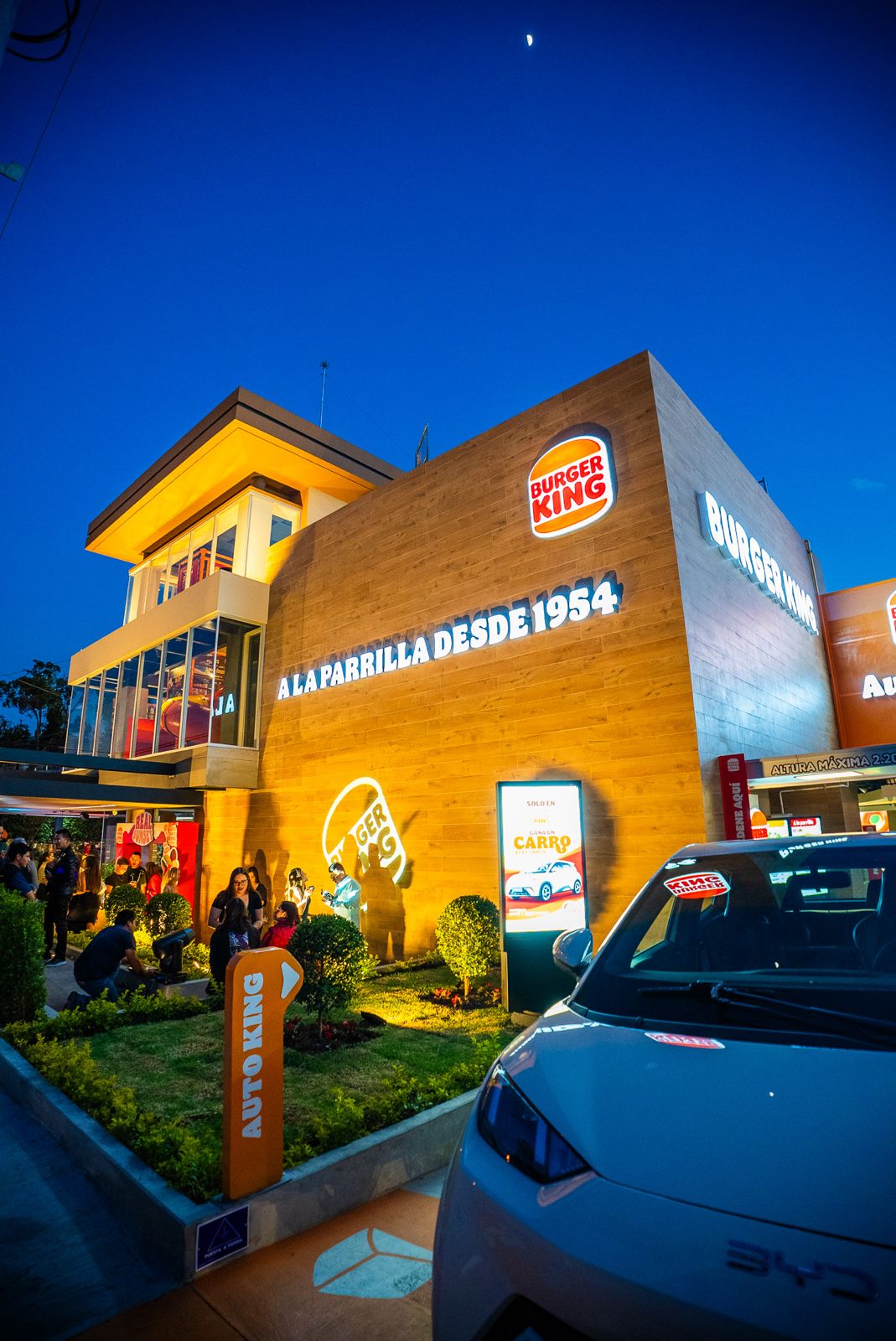 Burger King Customers in Line